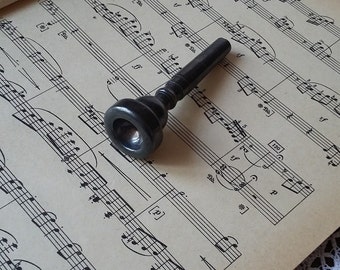 Vintage Brass Silver Bach Alto USSR Aytique Trumpet Mouthpiece Band Trumpet mouth piece Trumpet Instrument Music