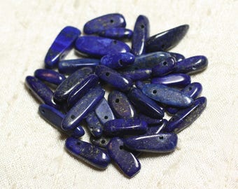 10pc - stone Lapis Lazuli beads - 10-22mm - 4558550079657 sticks