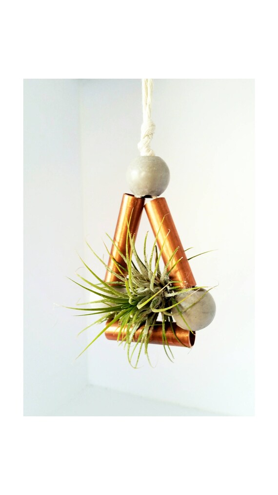 Hanging Planter/Concrete Planter/Housewarming Gift/House Planter/Indoor Planter/Plant Hanger/honeycomb/Hanging Air Planter