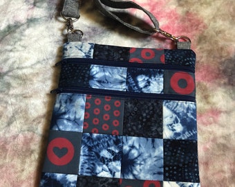 Fishman Donut Patchwork Crossbody Bag