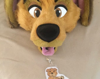 Furry badge | Etsy