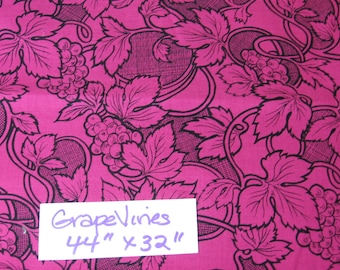 Grapevines, Mary Ellen Hopkins, SSI, fabric, cotton, material, quilting, sewing, suppllies, kit, 44" x 32" (Grapevines)