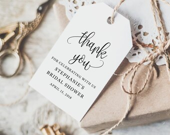 Bridal Shower Gift Tag, Wedding Tag, Favour Tag, Favor Tag, Bridal Shower Tag, Bridal Shower Tags, Baby Shower Tag, PDF Instant Download