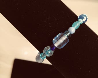 Blue Beach Themed Bracelet