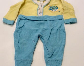Vintage Terry Cloth Little Champ Baby Outfit