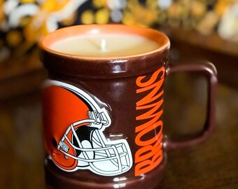 Cleveland Browns Candle