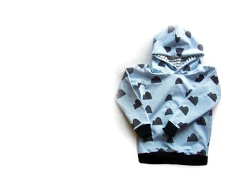 Blue hills Hoodie, toddler hooded sweatshirt, baby clothes