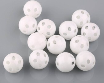 Rattle BALL, 10 pcs round 28mm / 2.10 inch, Noise Makers, Toy Insert, rattle insert, Amigurumi Supplies, Toy Making, Small Rattle, Squeaker
