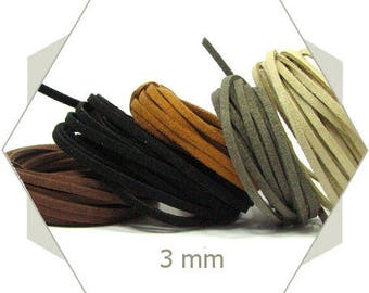 5 m cord 3mm natural tones CSMIX4 assortment