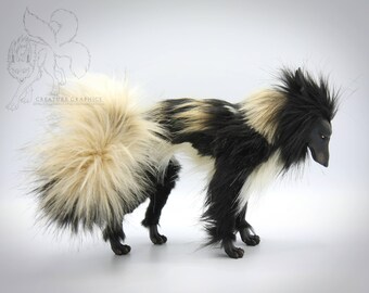 Melange Borzoi OOAK Posable Artdoll