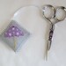 Rainy Days Scissor Fob cross stitch - pattern only