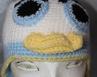 a child Hat hand knitted donald cartoon