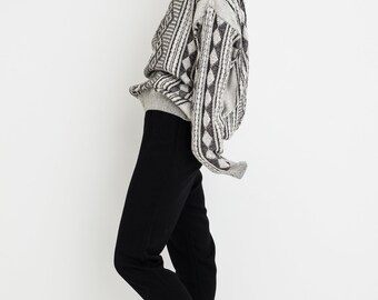 80s Diamond Oversized Sweater XL
