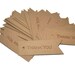 Vintage Inspired Flag Thank You Tags. Kraft Rustic Gift Tags Set . Favor Tags Wedding Shower Birthday