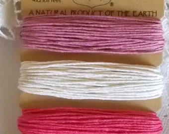 Spring Bloom Hemp Cord for Scrapbooking, card making, mixed media