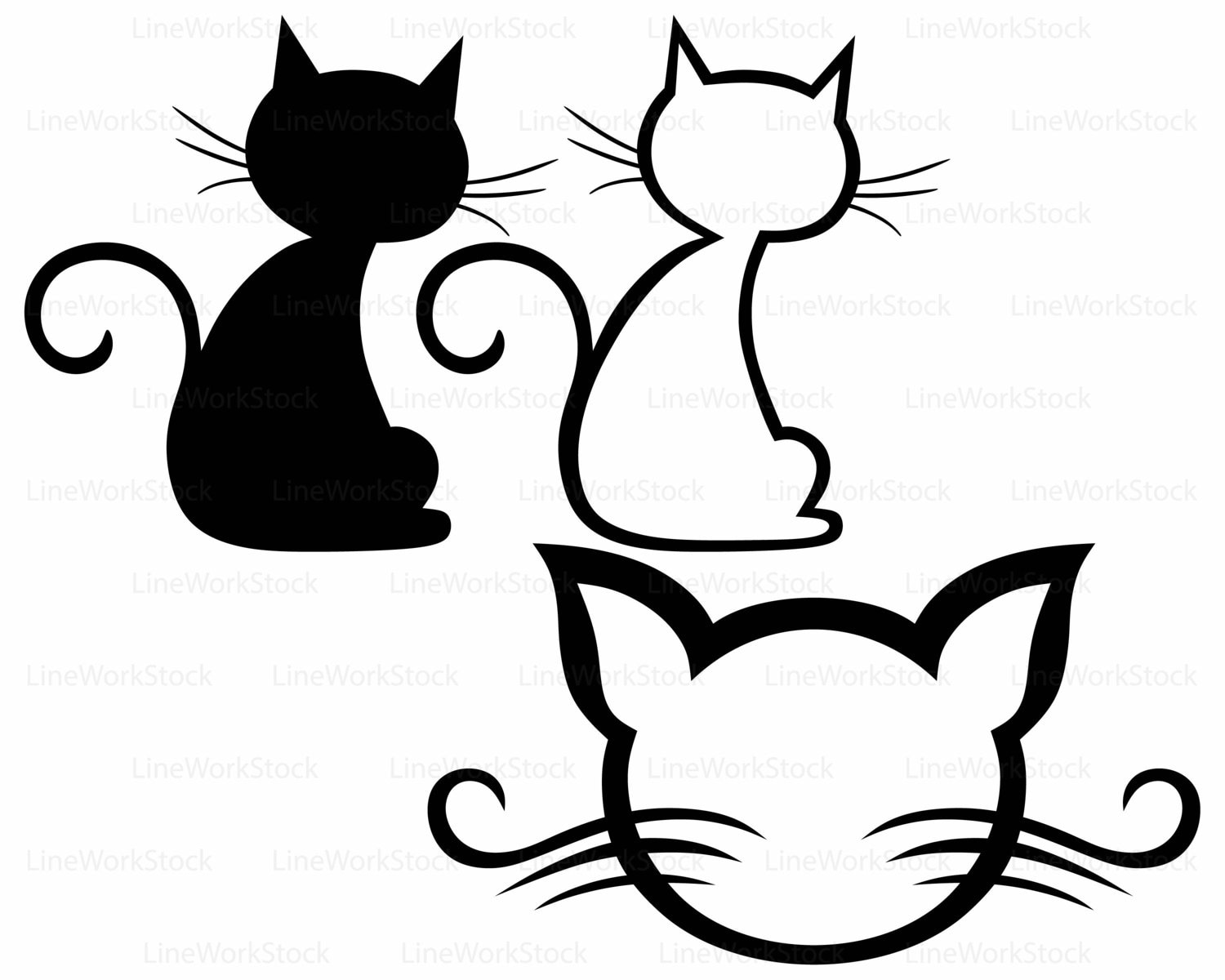 Download Cat svg/cat clipart/cat svg/cat silhouette/cat cricut/cat ...