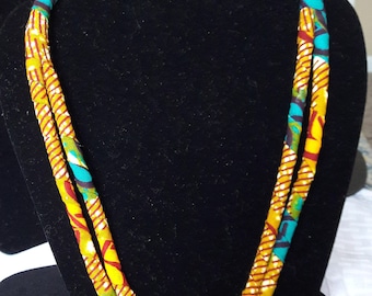 Sleek double strand necklace