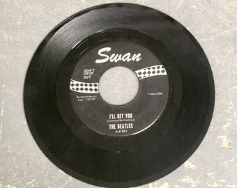 Vintage Beatles 45 Record -