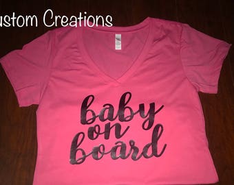 Personalized Pregnancy Announcement Shirt