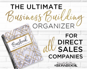 BOSSBOOK Business Building Organizer for ALL Direct Sales Companies