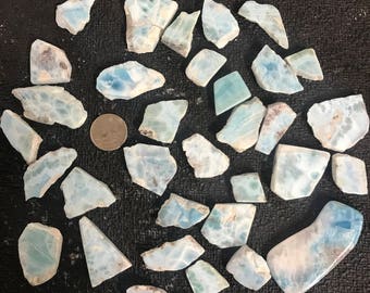 429 grams of Larimar /35 pieces