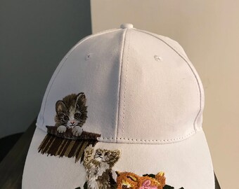Kitten Cat Baseball Hat