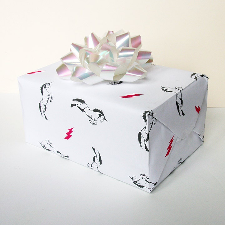 wrapping paper unicorn wrap