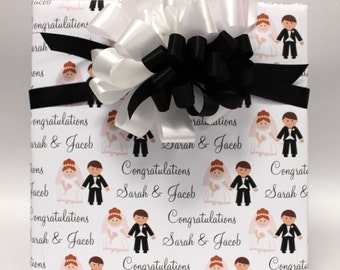 Personalized Wedding/Shower Wrapping Paper