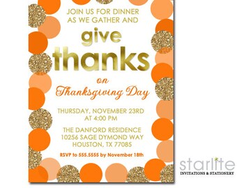 thanksgiving invitations instant download editable