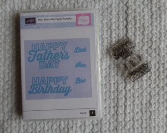 Hey, Man Exclusive Stamp Set, My Paper Pumpkin by Stampin' Up