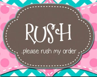 Rush My Order; 1-2 day processing time before shipping out.