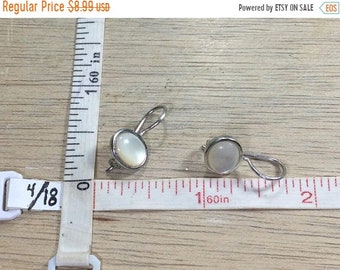 10%OFF3DAYSALE Vintage 925 Sterling Silver 2.2g Earrings Mother Of Pearl Used