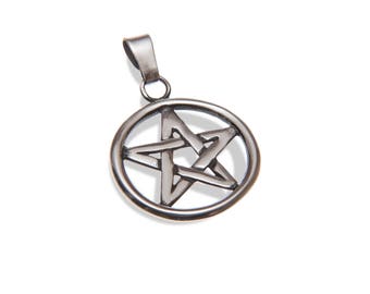 Handmade, Recycled Sterling Silver Pentagram