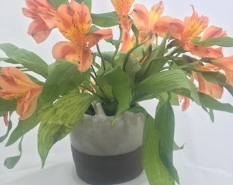 Ceramic White Vase Housewarming / Hostess Gift