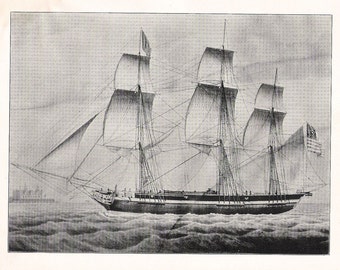 Print of the Sailing Ship St. Peter, Built in 1822