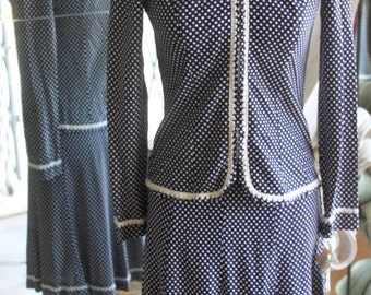 Vintage 1970s Dress & Jacket NOS New old Stock