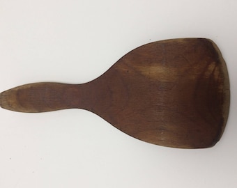 Wood Butter Paddle Primitive, butter hand, scotch hand