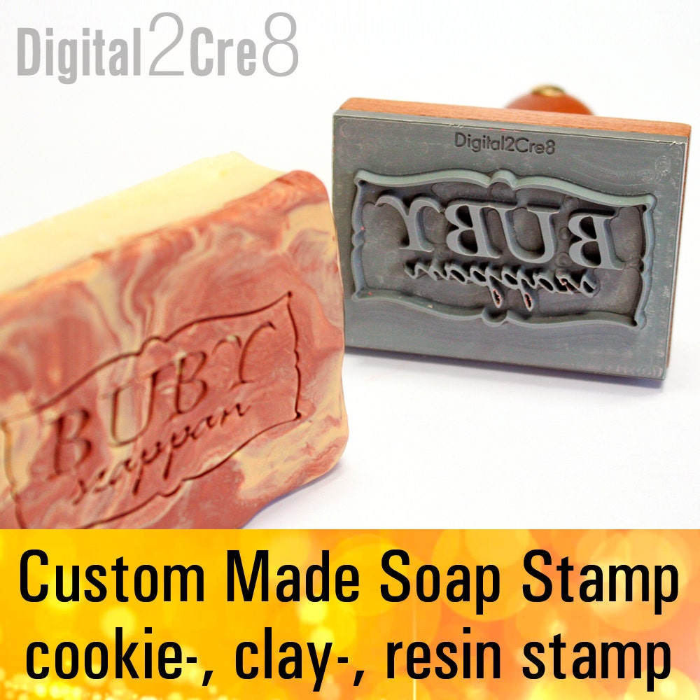 Customized Logo Embosser / Custom Soap Stamp / Acrylic Stamp Seal Soap