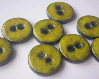 Button handmade polymer clay - 1.8 cm