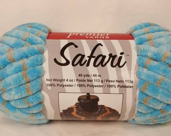 SEA TURTLE Safari Yarn by Premier Yarn - SUPER Bulky #6 - 49 yds / 4 oz - Polyester
