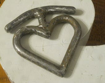 Handmade Steel heart , Hearts , Valentine's Day , Lovers Heart , Metal Heart , Lover's Gift