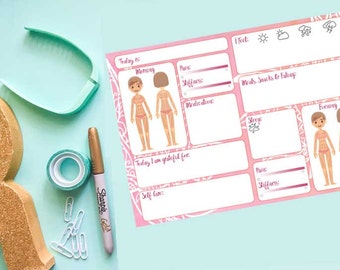 Printable Wellness Tracker, Instant Download, Chronic Pain, Digital Download