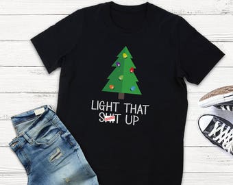 Funny Christmas Shirt Ideas for Men or Women - Unisex or Junior Fit Holiday T Shirt - Offensive Ugly Xmas Clothing - Mature Humor