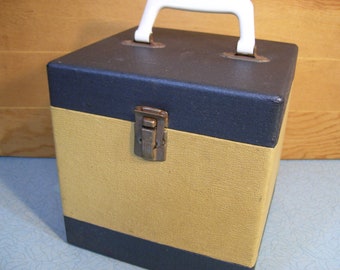Vintage MCM 45 rpm record case