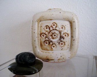 Vintage mid century modern retro danish modern Ikebana ceramic vase by UCTCI Japan
