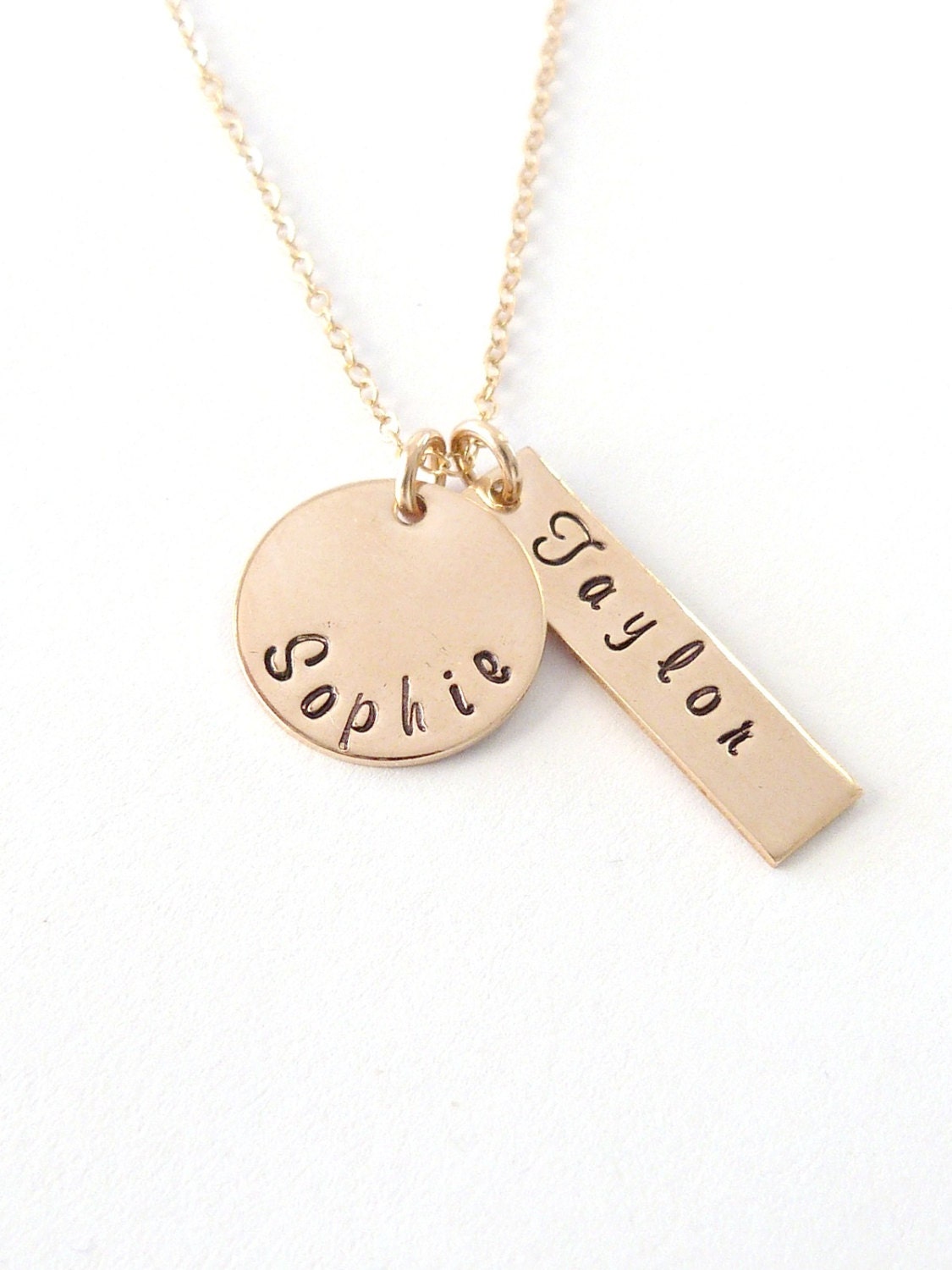 Name Necklace Rose Gold Personalized NecklaceGold Necklace