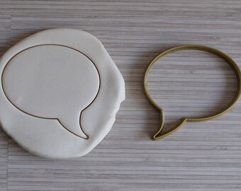 Cartoon bubble cookie cutter