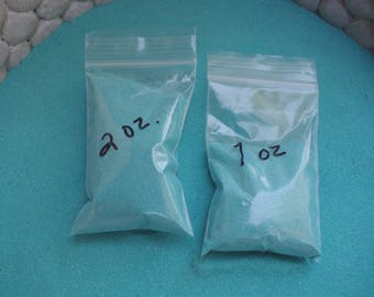 Turquoise or White Sand for Fairy Gardens Miniature Gardens Rivers Ocean Pond
