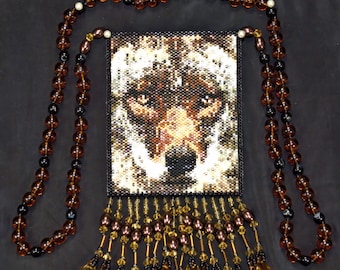 coyote amulet bag