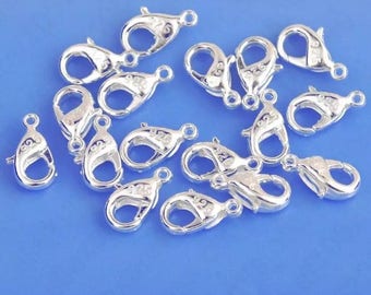 5 carabiner, 925 silver, 10x5mm